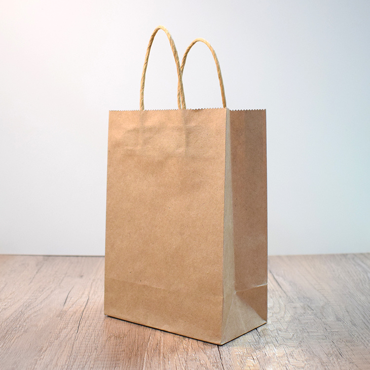 Kraft Paper Takeaway Bag