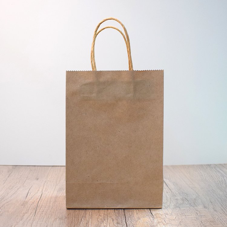 Kraft Paper Takeaway Bag