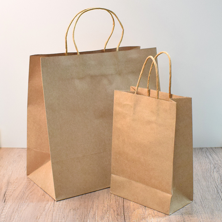 Kraft Paper Takeaway Bag