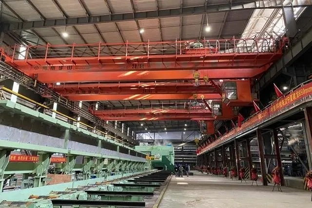 The first 850mm full continuous rolling strip production line in Ningxia has entered trial production