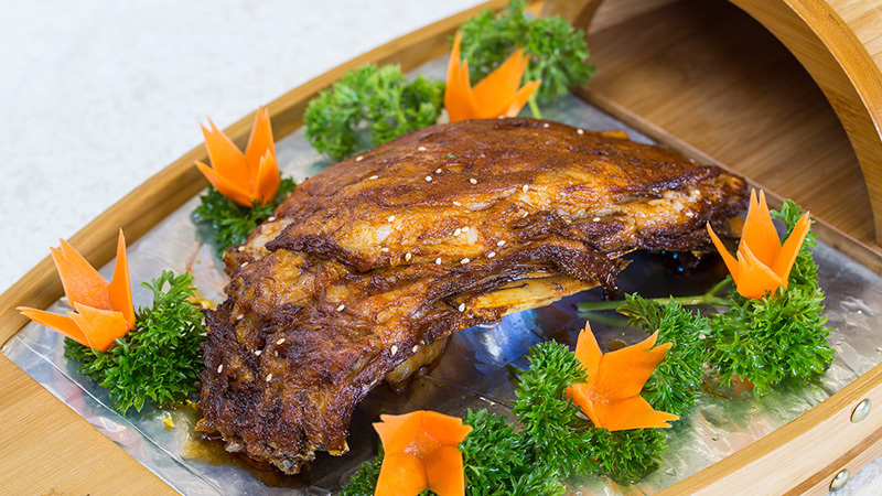 马仑草原烤羊排