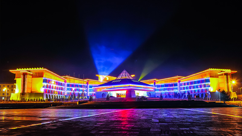 Night View of Luya Mountain International Hotel