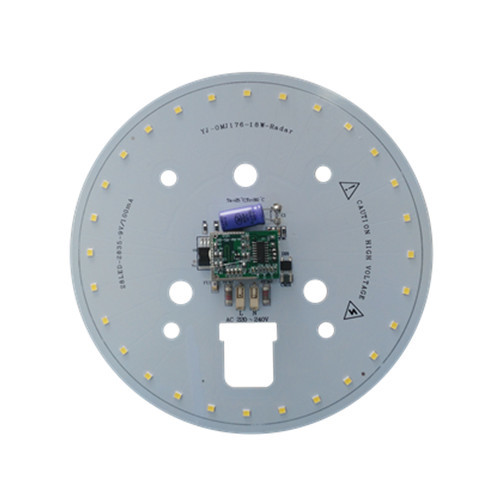 Radar induction ceiling light module
