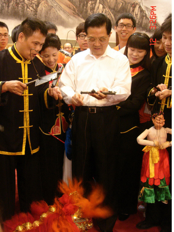 胡總書記跳金獅