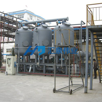 Activated carbon adsorption steam recovery unit