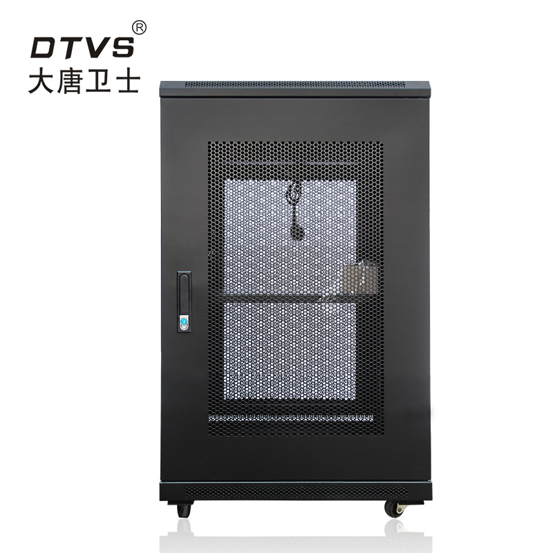大唐卫士机柜 D1-6620 1米高机柜 前后网门 网络机柜 欢迎定制