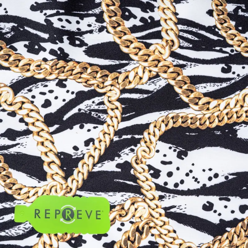 Polyester ammonia recycled yarn double-sided fabric
