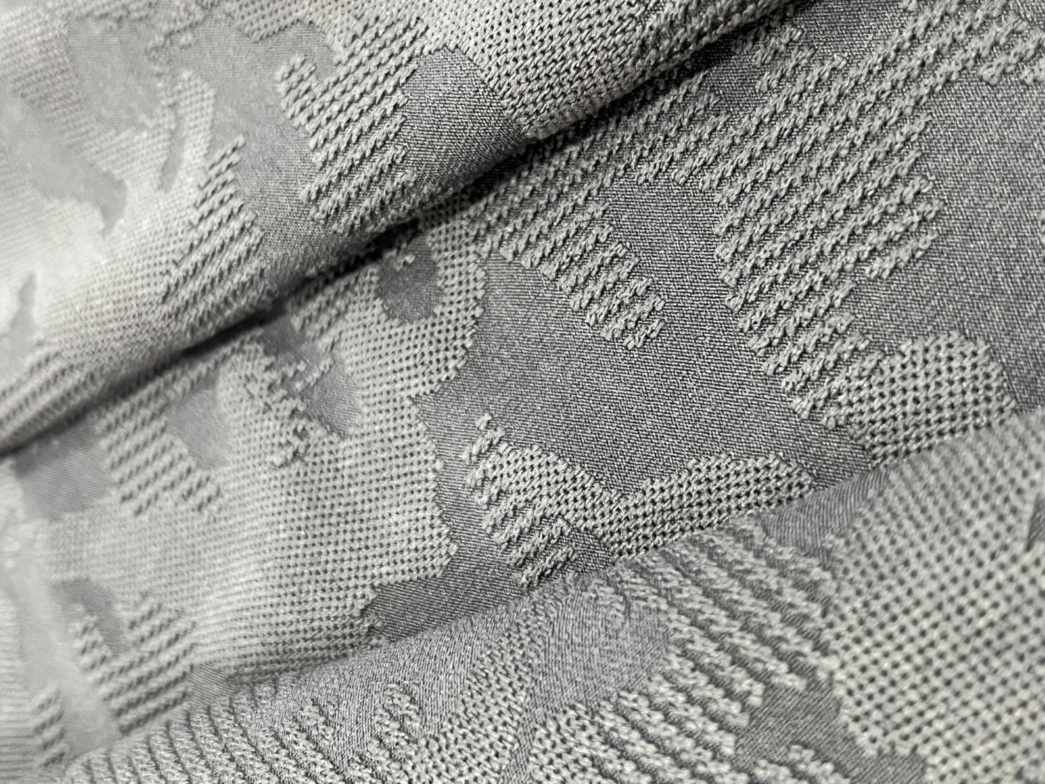 Polyester/Spandex Cottony Textured Rib