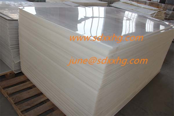 pure white HDPE sheet/natural color virgin HDPE sheet