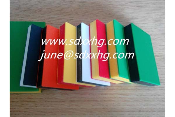 Dual layer HDPE double colour board/sheet/panel