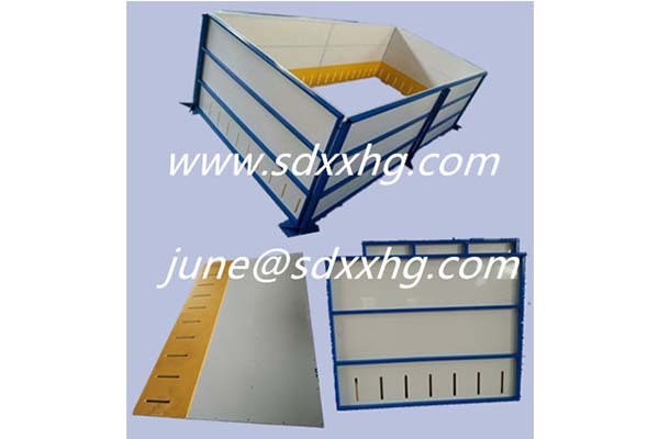 flexible plastic barrier for real ice rink