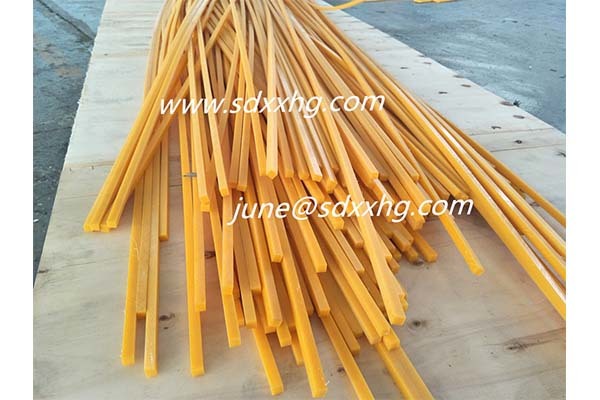 yellow UHMWPE CNC hard strips / blocks