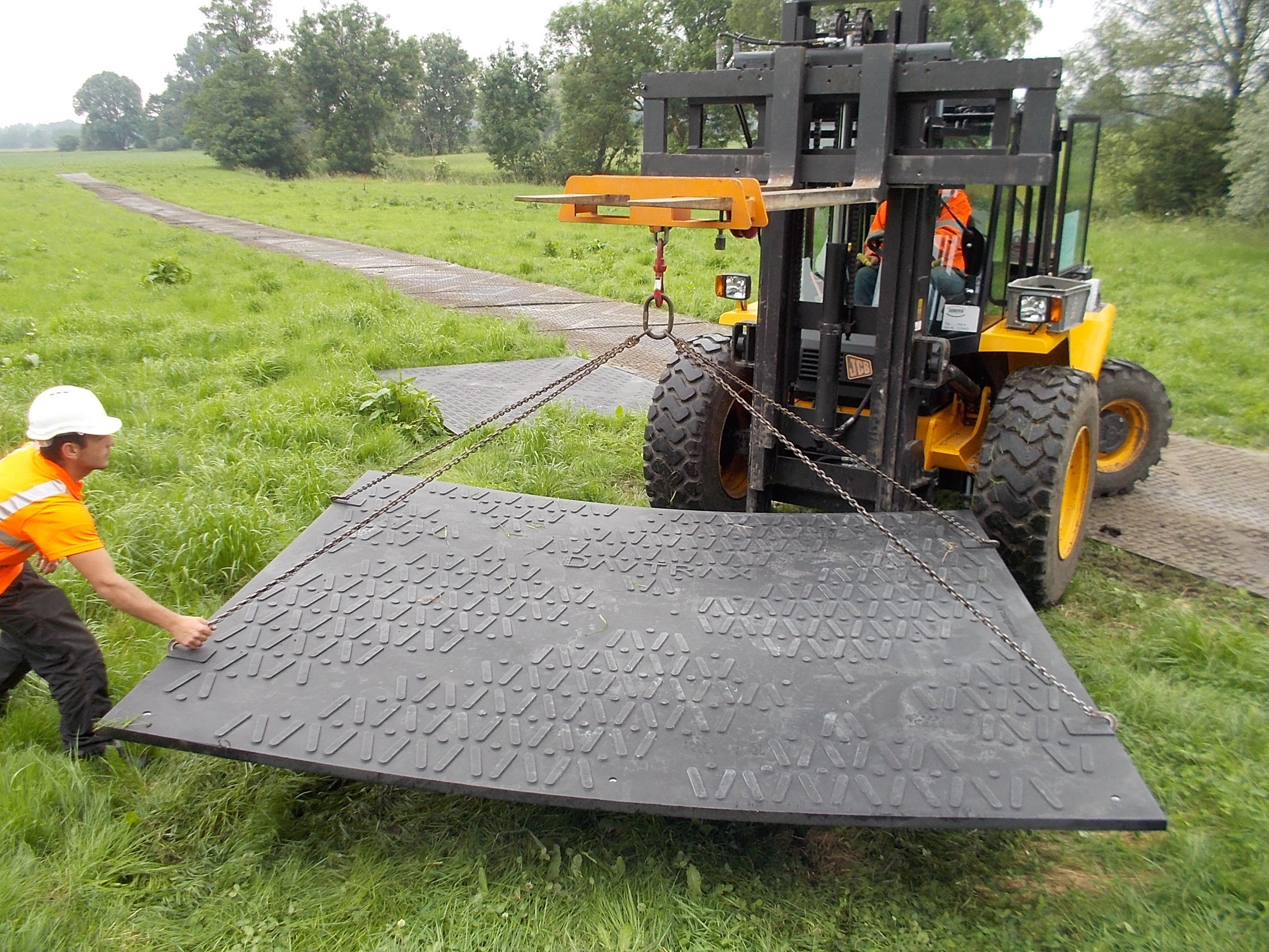 3M X 2.5 M Europe style Plastic  UHMWPE temporary access road plate