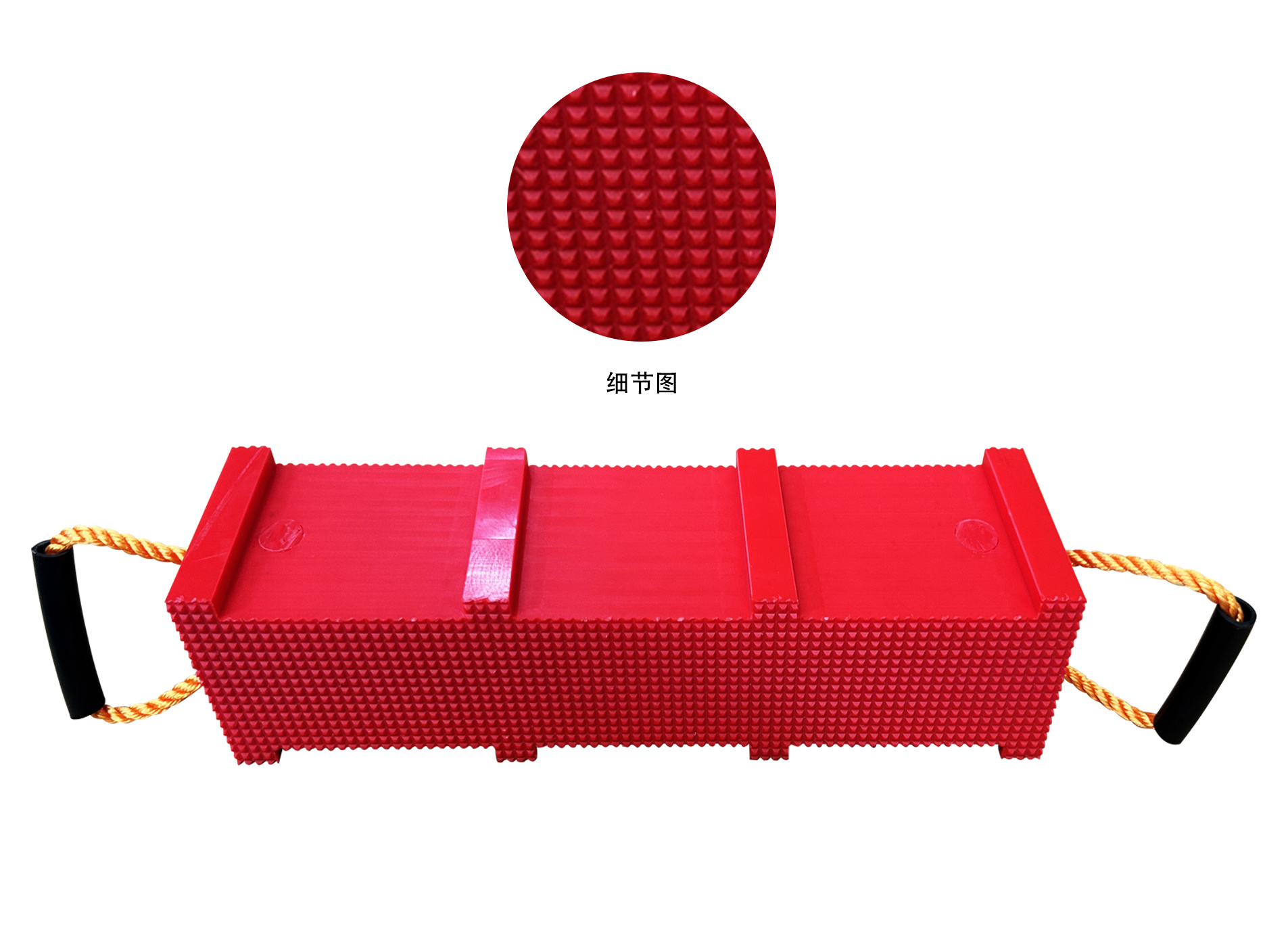 Safety And Rigid Crane Outrigger Pads Crane Cribbing Blocks For Heavy Equipment