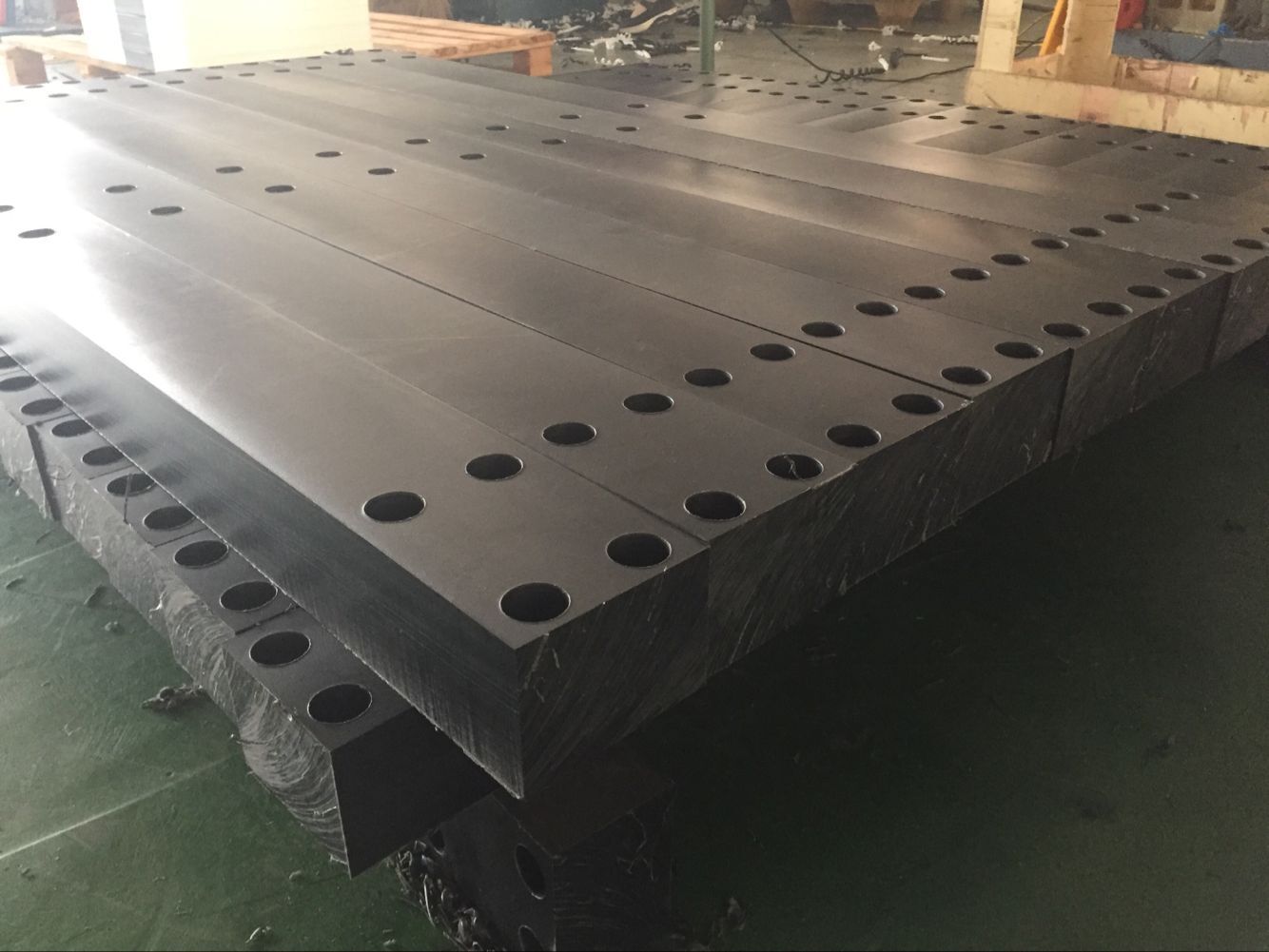 UHMWPE strips for Undersea Lockgate project for Amsterdam UHMWPE strips for Undersea Lockgate project for Amsterdam