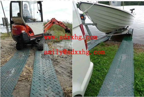 HDPE temporary rod mats | Plastic Track mats