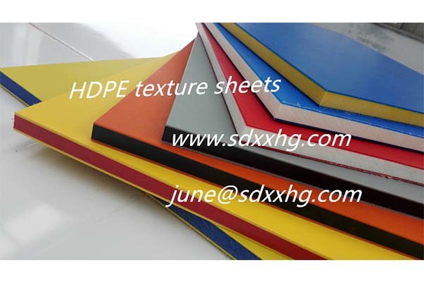 Double Color HDPE texture three layer board