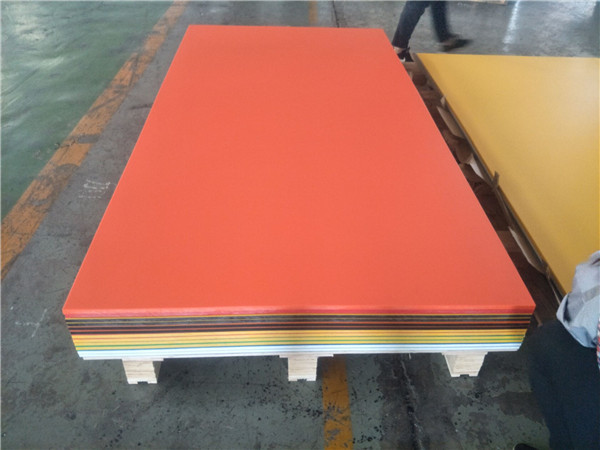 Sandwich 3 layer HDPE double color plastic sheet and board