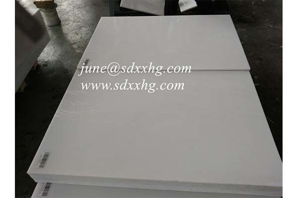 Anti-UV white color 20mm thick Polyethylene HDPE sheet