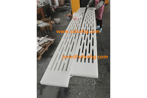 machined suction cover uhmw-pe plastic box