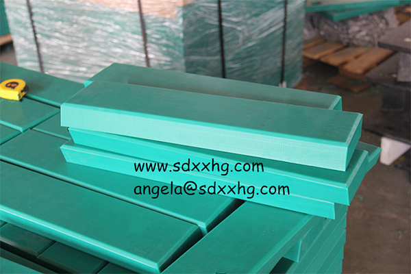 Green UHMW Polyethylene stripes professional manufacturer