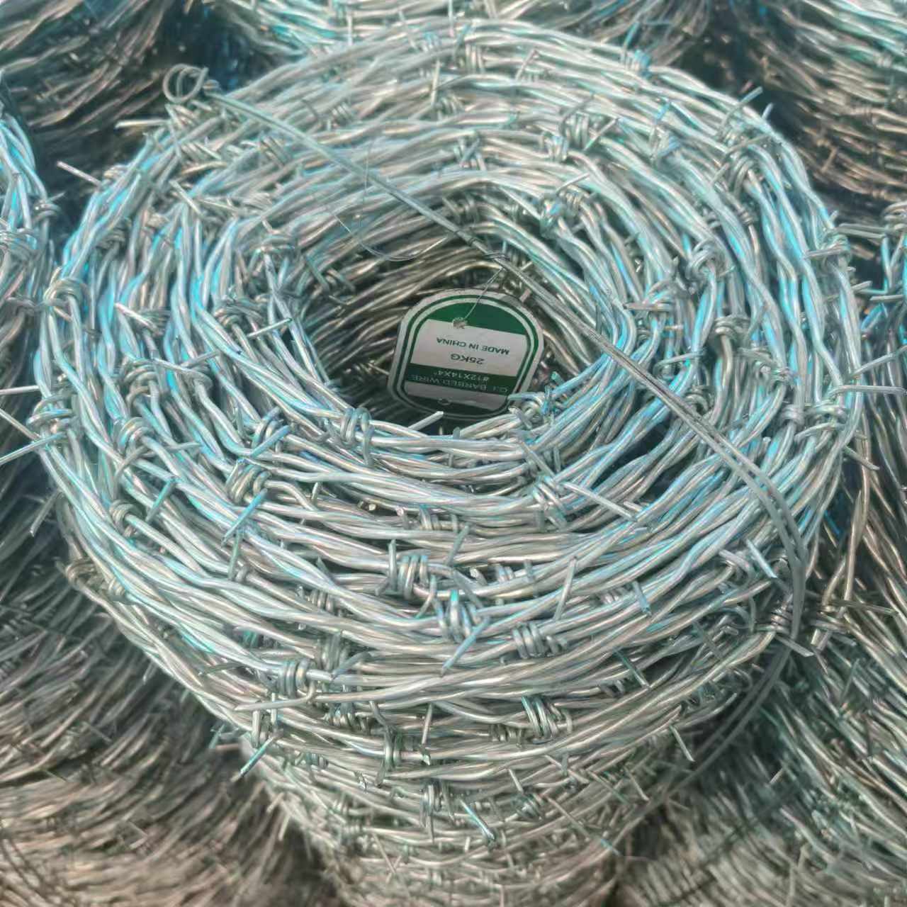 Galvanized barbed wire rope