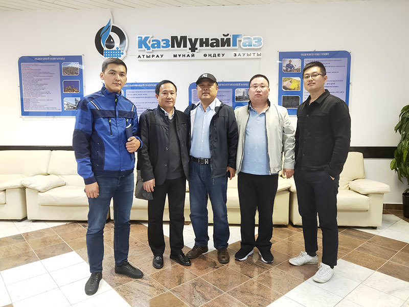 Visita a KAZ munaygas, refinería de petróleo de atrau, septiembre de 2019