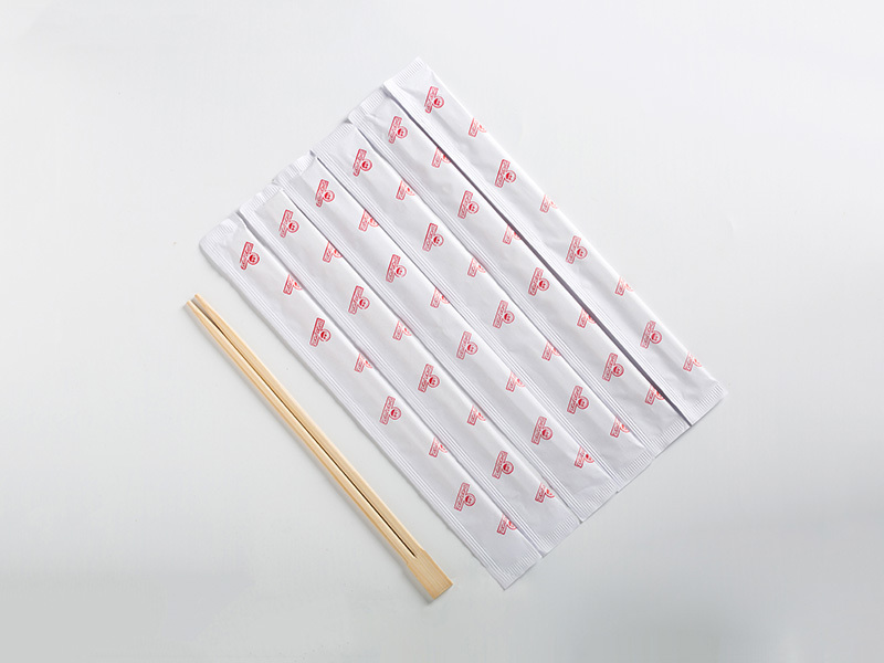 14 ITEM NO.HY-TWC230AP NAME TWIN  CHOPSTICKS WITHOUT KNOTS PAPER WRAPPED SIZE230MM