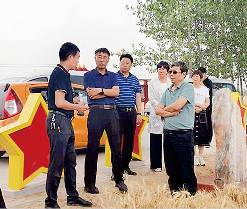 2021年河南省农业农村厅农田建设管理处处长黄幸福视察我司承建的项目区