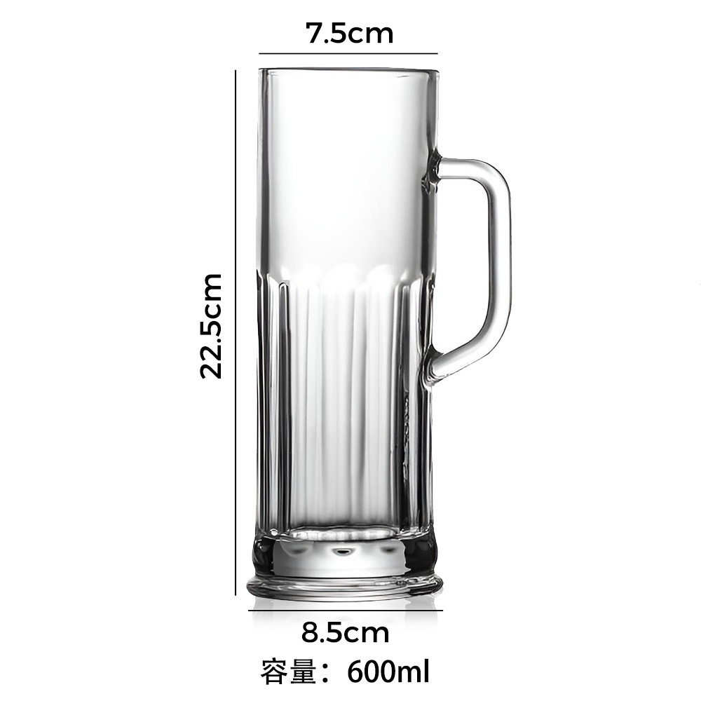 Extra-large capacity glass beer mug glass wine cup Tumblers for beer ...