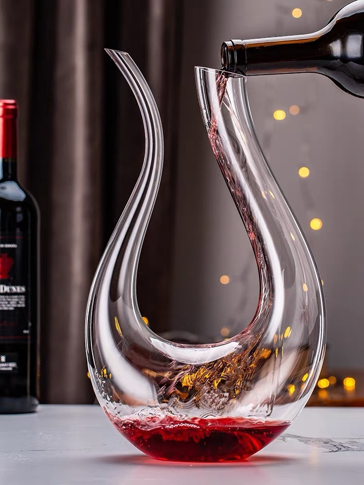 U-shaped wine decanter Light luxury decanter for household use-Hejian ...