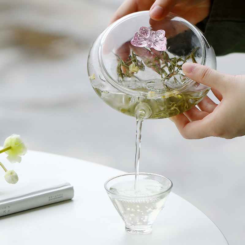 380ml home cold teapot for iced teaHejian County Xinhua Glass Products