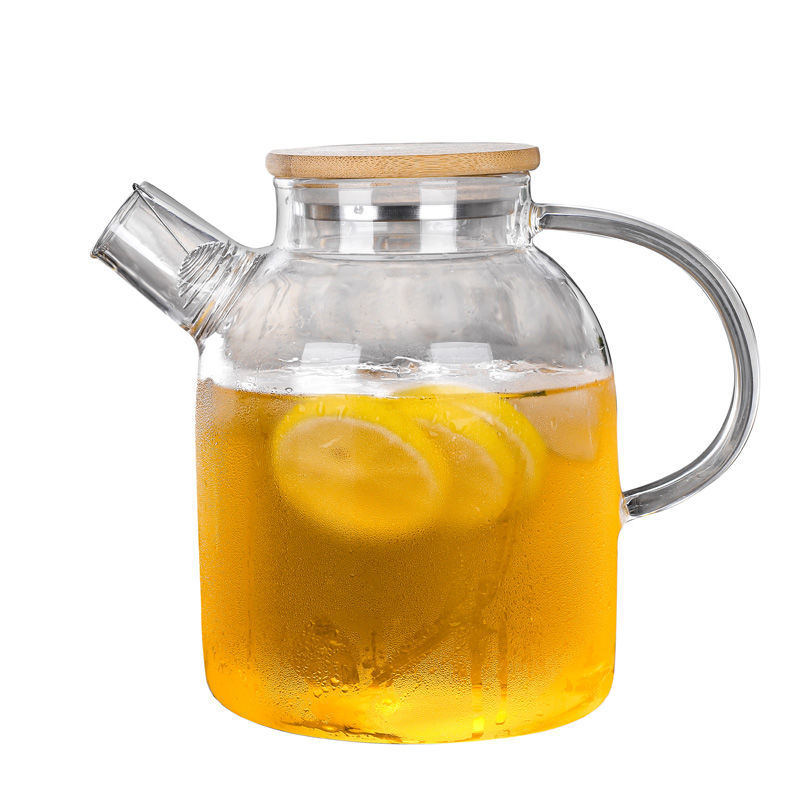 1l High Temperature Resistant High Borosilicate Glass Kettle Cold Water 