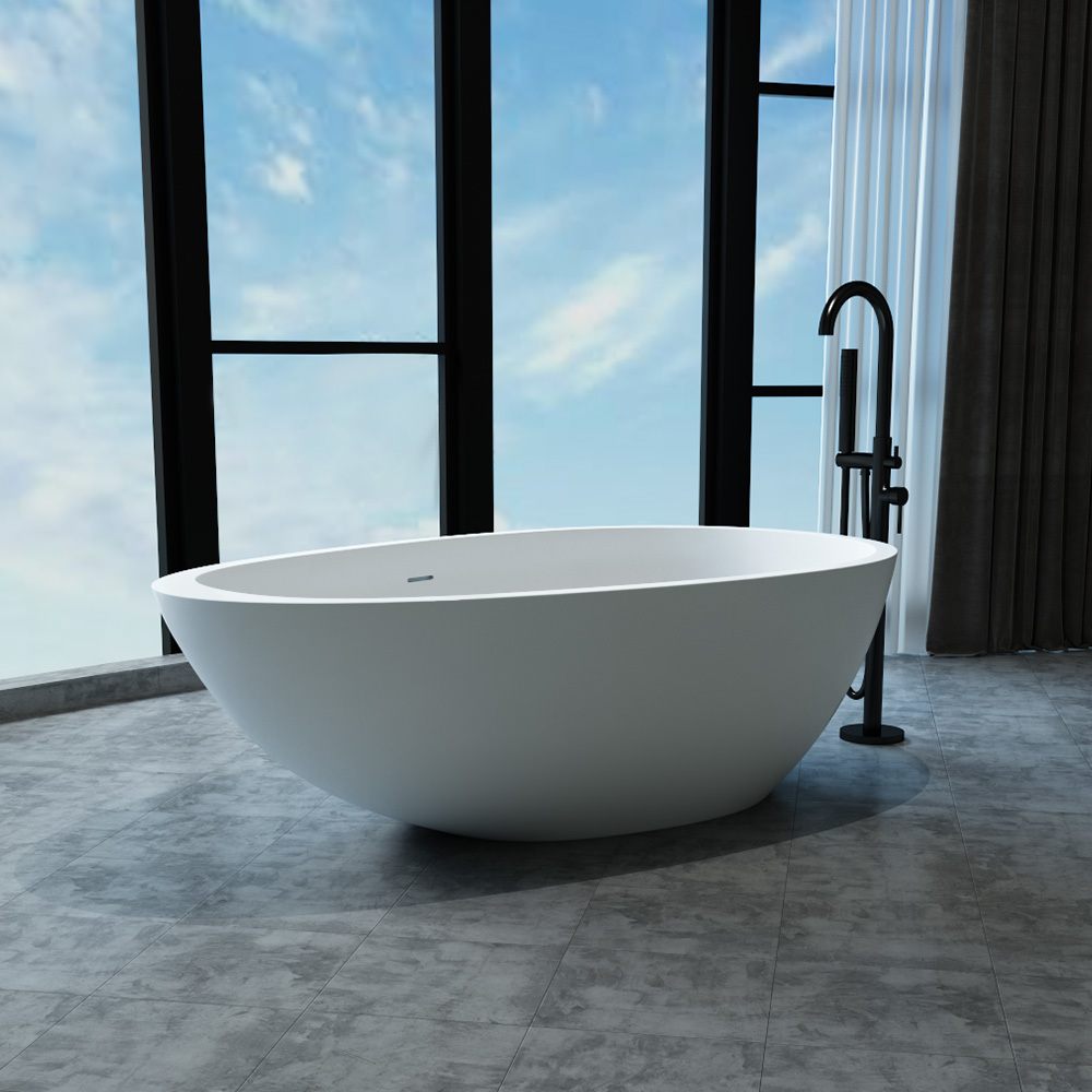 OLIVIA Solid surface bathtub