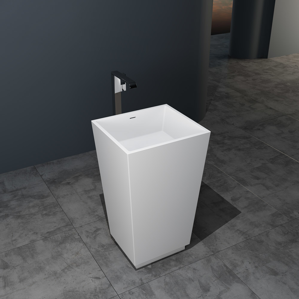 Solid Surface Freestanding Basin