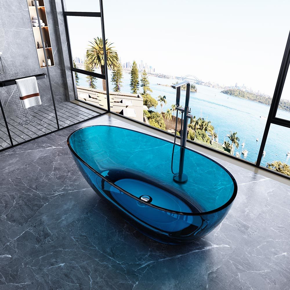 OLIVIA Solid surface bathtub