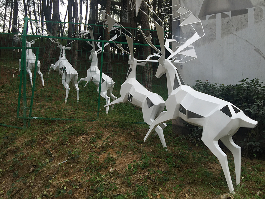 動物小品雕塑 鹿