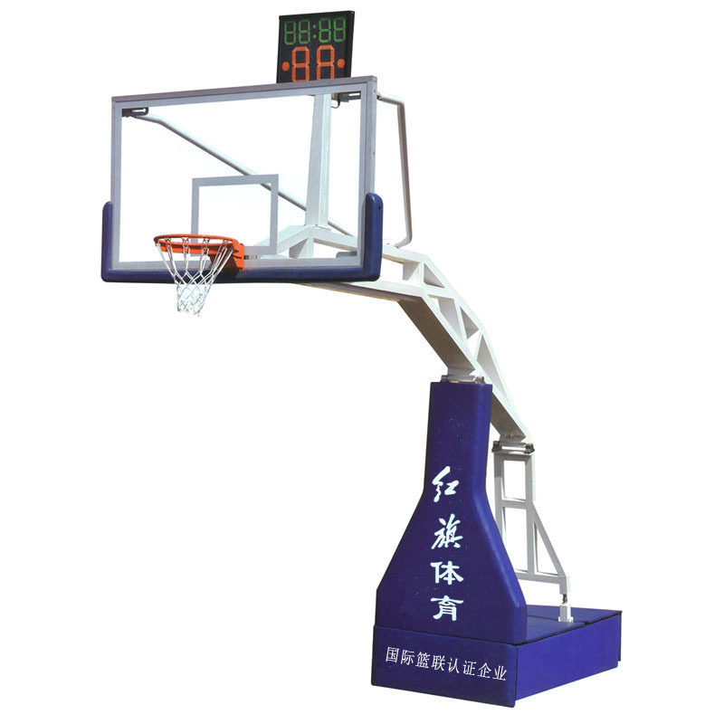 HQ-1002  比賽用電動液壓籃球架