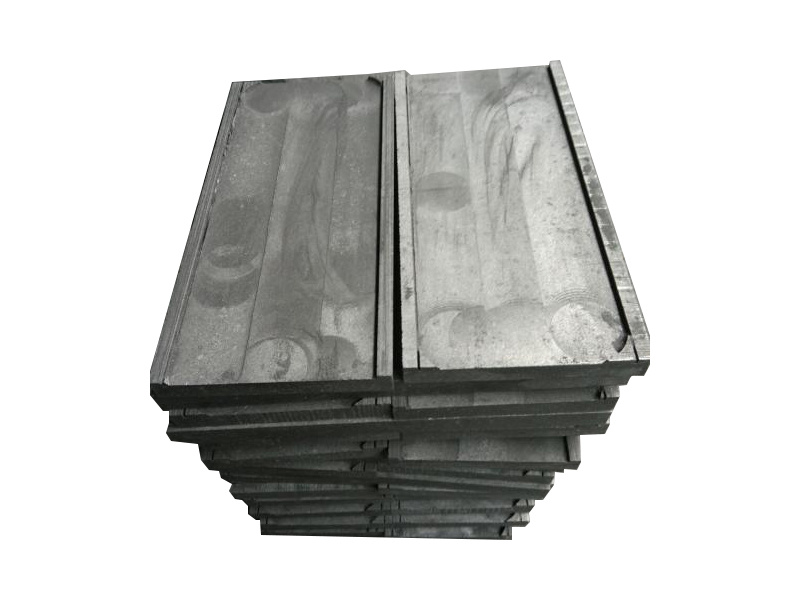 Graphite plate for powder metallurgy