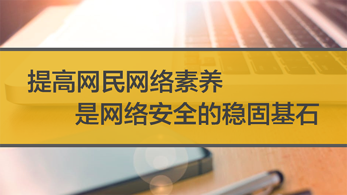 提高网络素养，争做中国好网民
