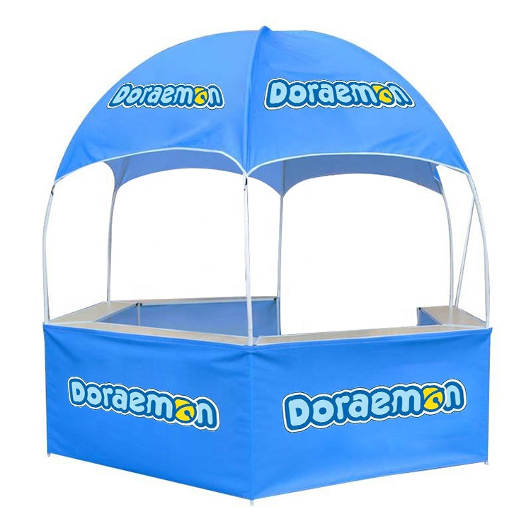 Inflatable clear dome tent