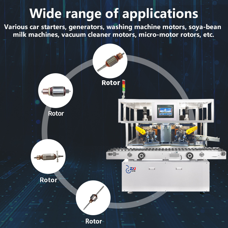 ZXJ-5A-R V T Z automatic five-station rotor balancing machine