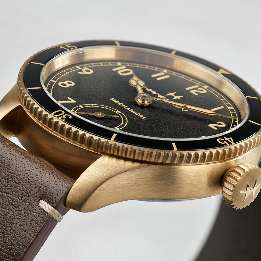 漢米爾頓卡其航空系列 PILOT PIONEER BRONZE 型號：H76709530