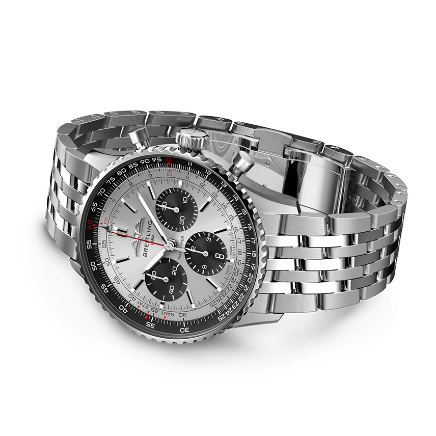 百年靈航空計(jì)時(shí)B01計(jì)時(shí)腕表43（NAVITIMER B01 CHRONOGRAPH 43） 型號(hào)：AB0138241G1A1
