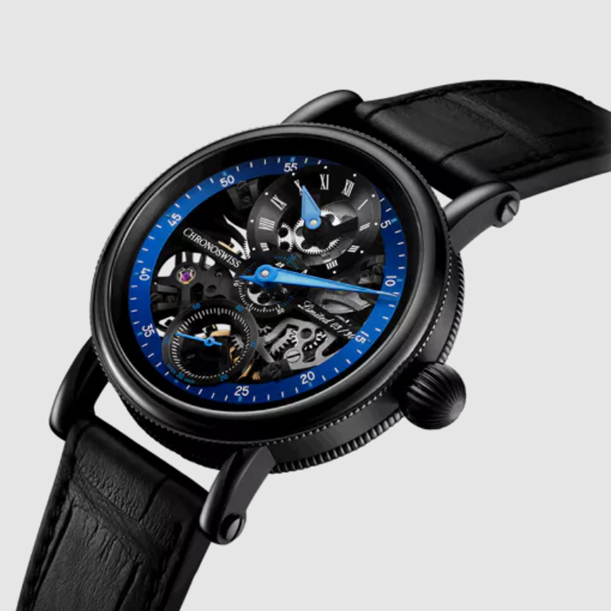 瑞寶-FLYING GRAND REGULATOR SKELETON NIGHT PROWLER 型號：CH-6725S-BKBL