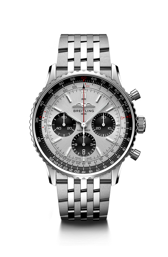 百年靈航空計時B01計時腕表43（NAVITIMER B01 CHRONOGRAPH 43） 型號：AB0138241G1A1