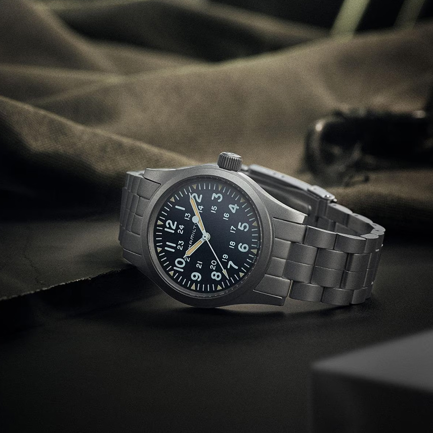 漢米爾頓卡其野戰(zhàn)系列 MECHANICAL 38MM 型號：H69439131