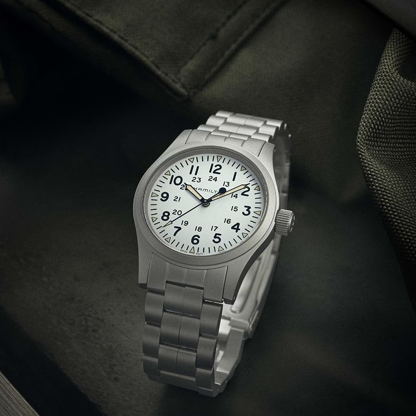 漢米爾頓卡其野戰(zhàn)系列 MECHANICAL 38MM 型號(hào)：H69439111