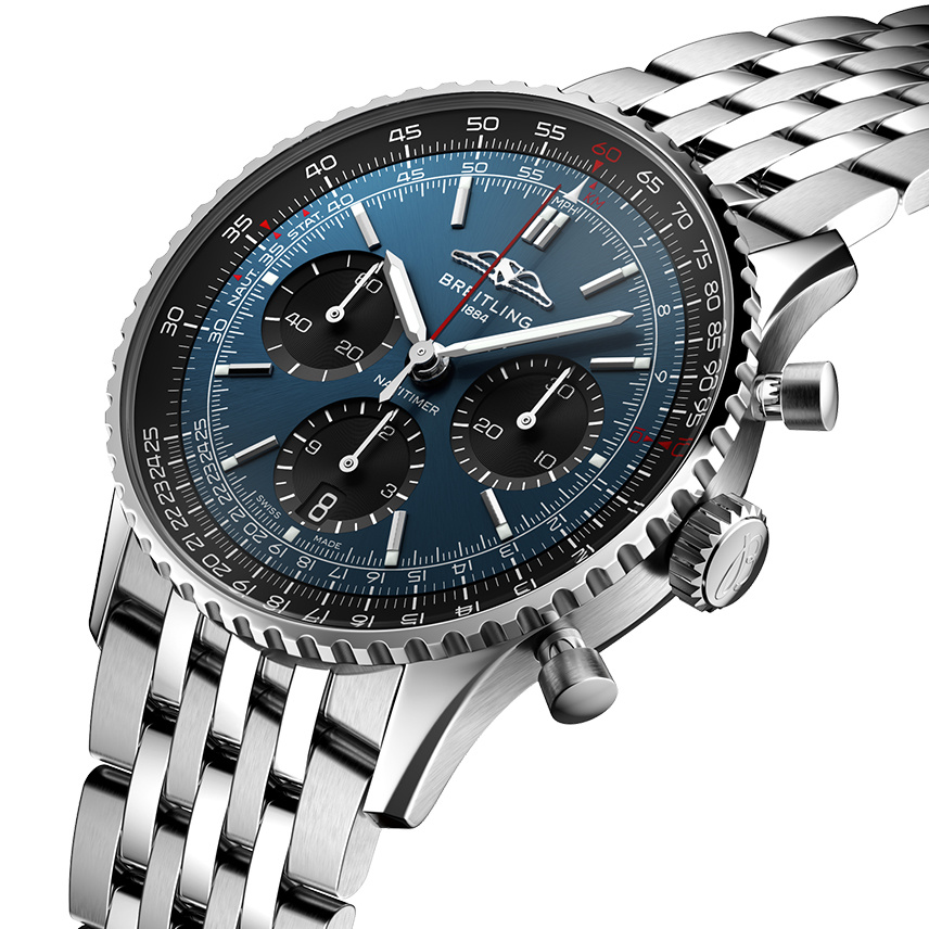 百年靈航空計(jì)時(shí)B01計(jì)時(shí)腕表41（NAVITIMER B01 CHRONOGRAPH 41） 型號(hào)：AB0139241C1A1