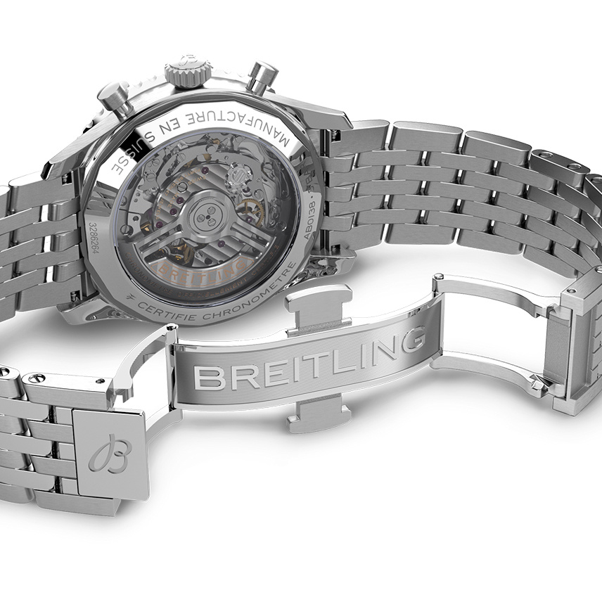 百年靈航空計(jì)時(shí)B01計(jì)時(shí)腕表43（NAVITIMER B01 CHRONOGRAPH 43） 型號(hào)：AB0138241G1A1